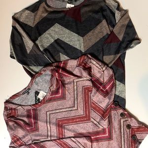 NWT .. 2 Women’s tops by Jade Moon